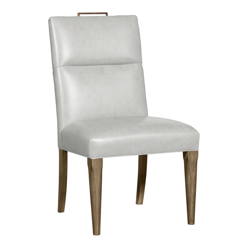 Thom Filicia Home Fabric Tight Back Side Chair, Hampton, Navada Blue