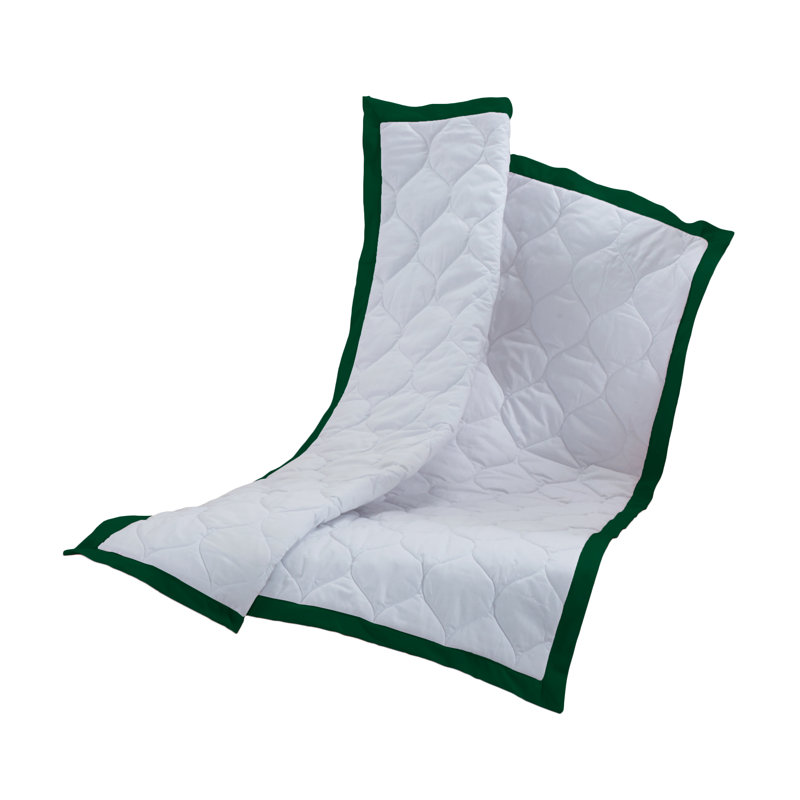 Jupe de lit de bébé comforter, Vert