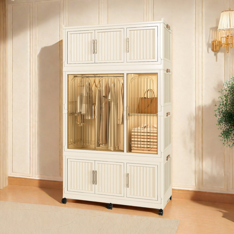 Organisateur de garde-robe portable pour vêtements