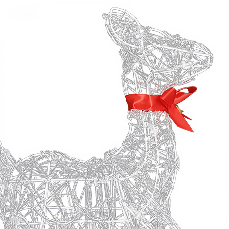 Christmas Deer Stuffed Holiday Accent