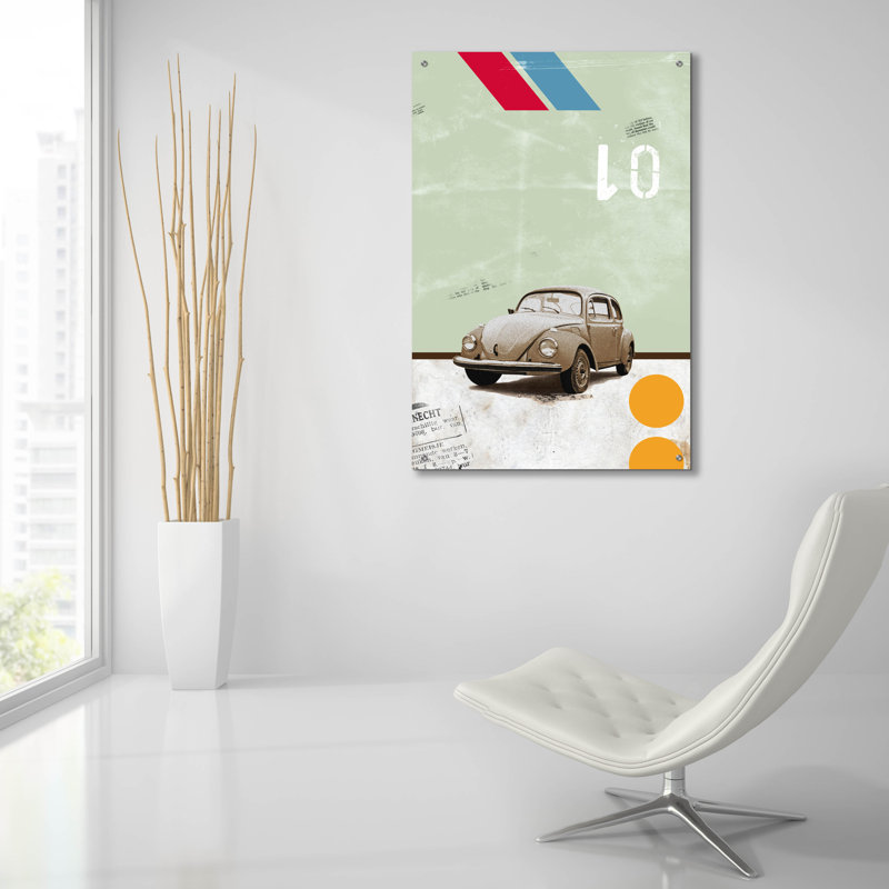 " The Beetle " by Elo Marc, 36" H x 24" W x 0.2" D