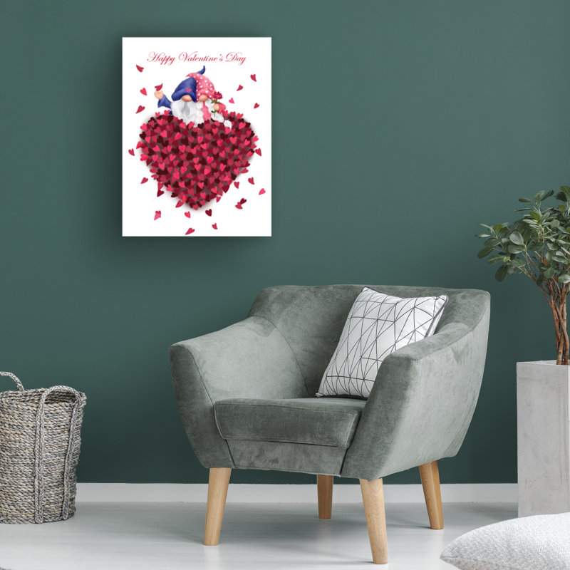 Art sur toile, rouleau, ginome de Valentin, H 14 po x l 19 po