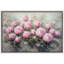 Œuvre de roses roses, images de jardin floral, art mural impression sur toile encadrée-126032570-126032575