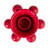 Cast Metal Taper Holder With Orbs