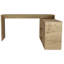 Bureau en L 59,61 po, bureau d'ordinateur, bureau personnel avec rangement-88634087