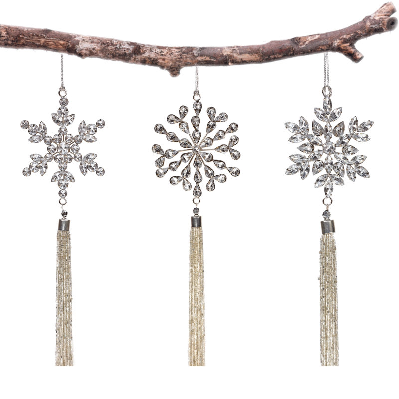 Ensemble d'ornement 3 pièces Charm Me, Argent