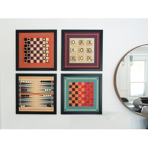 Home Magnetics Handmade 18'' L Checkers Game Set & Reviews | Wayfair