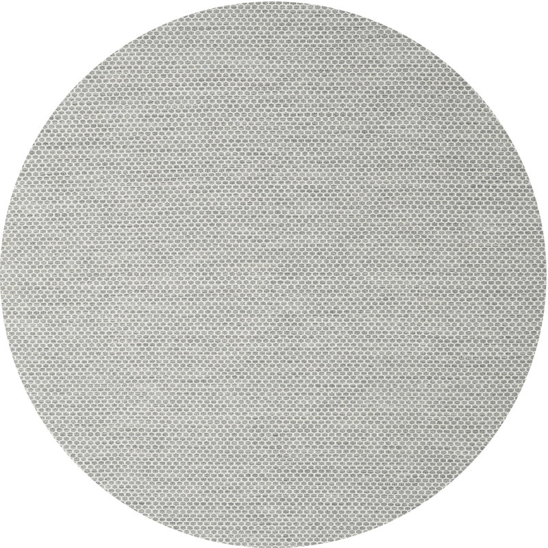 Tapis gris zone contemporaine Provincetown, Rond 5 pi