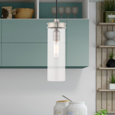 Luminaire suspendu cylindrique à 1 lumière Alanys