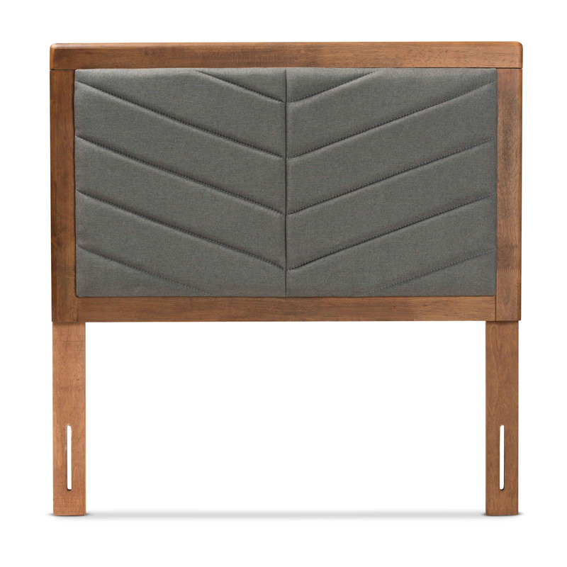 Joran Upholstered Headboard, Twin, Dark Gray
