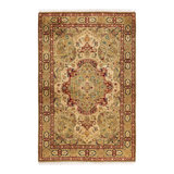 Classic One-of-a-Kind 4' 3" X 6' 3" Hand Knotted Area Rug