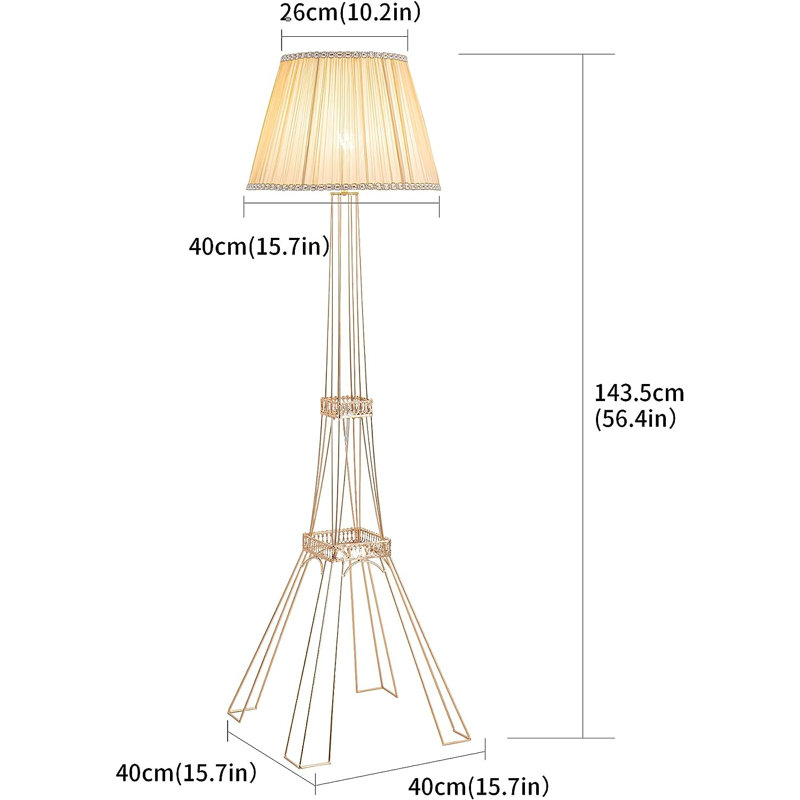 Lampe sur pied Paris Tour Eiffel