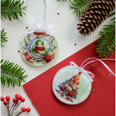 Kit de broderie perle Abris Art - serpent festif