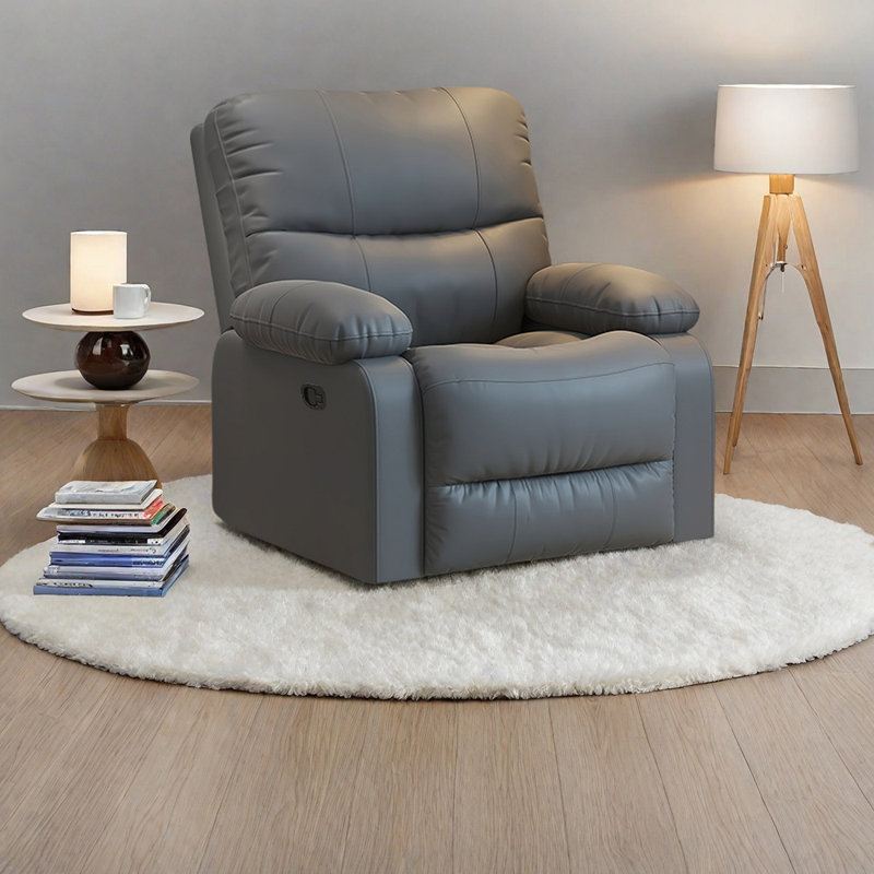 Fauteuil inclinable luxueux avec angles réglables Luxe, Gris