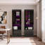 Bhhatu 71'' H X 23.6'' W 5-Tier Modern High Gloss Led Standard Storage Bookcase,Black-1401565524