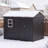 8x5.7 FT Steel Storage Shed with Windows & Lockable Doors – Secure Backyard Storage Solution