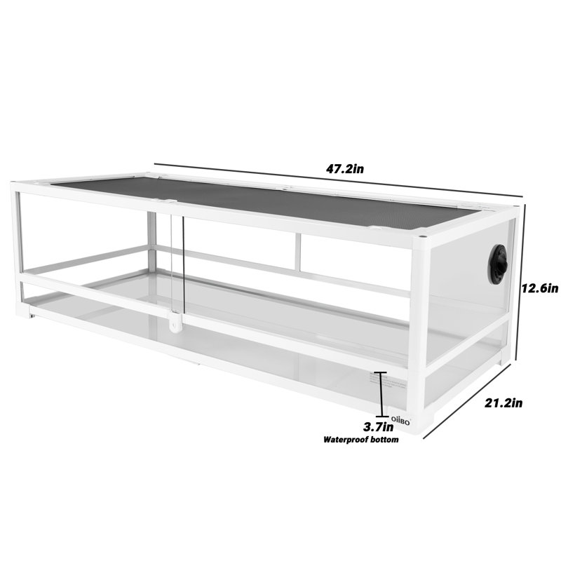 48'' x 18'' x 12.6'' Reptile Terrarium