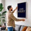 Live Boldly Typography - Wrapped Canvas-260051904-260051905