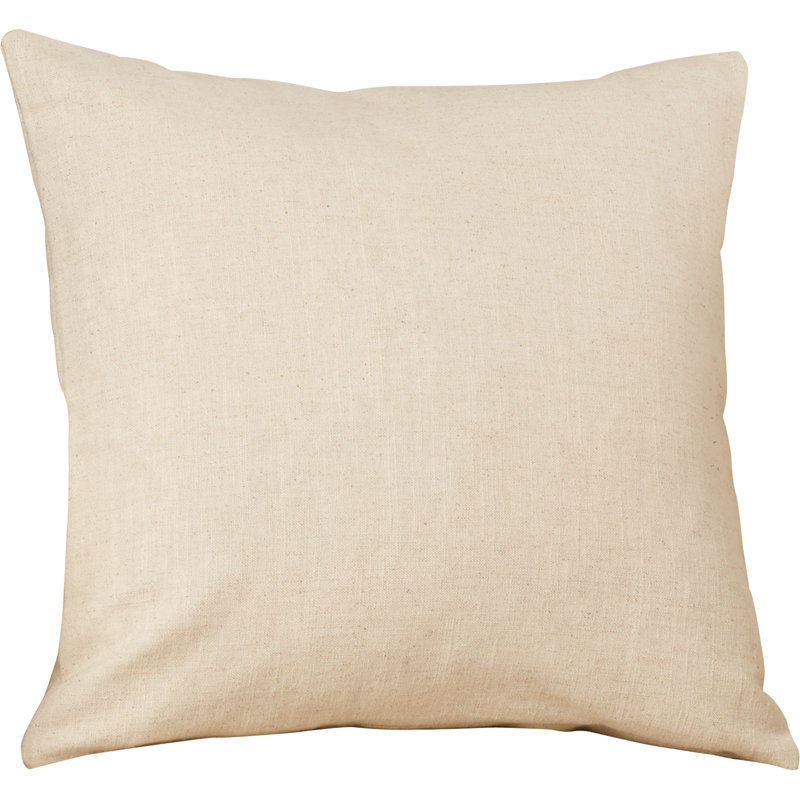 Feather Linen Reversible Throw Pillow