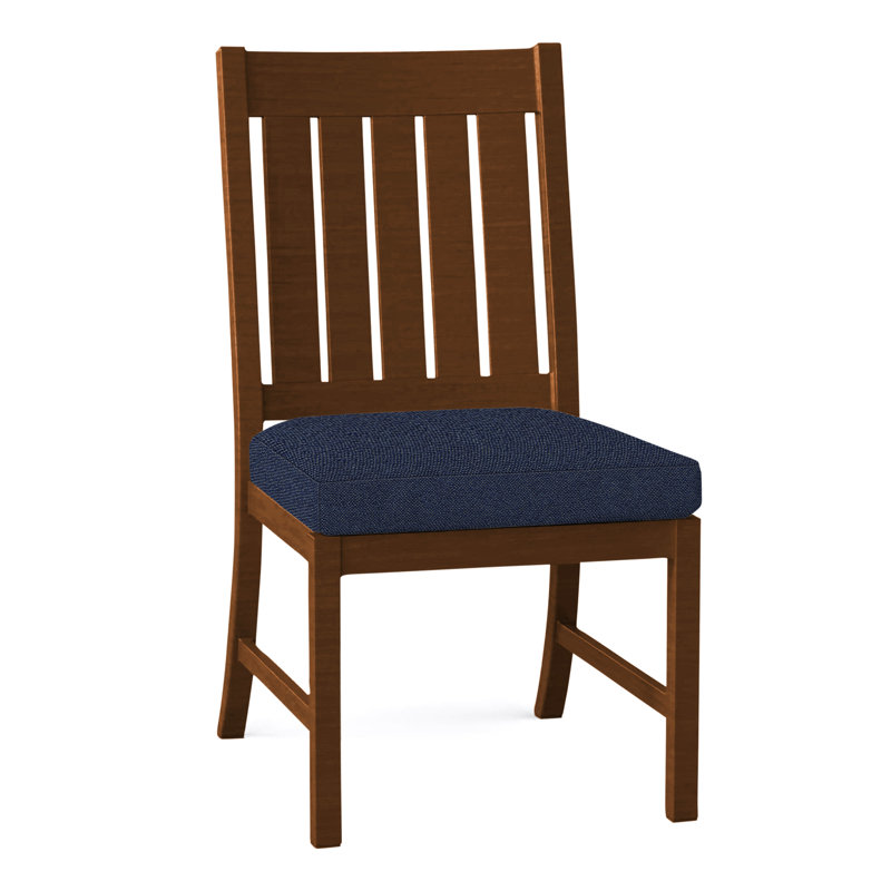 Chaise d'appoint club / croquet en aluminium - chêne, Pas de soudure, Indigo Intermix, Aluminium, chêne no. 60