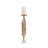 Modern Metal and Marble Pillar Candle Holder - Contemporary Sculptural Design with Textured Aluminum and Stone Accents for Decorative Display - Single Freestanding Minimalist Candle Stand-719547630