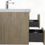 Meuble-lavabo flottant avec lavabo et armoire de rangement murale-310377048