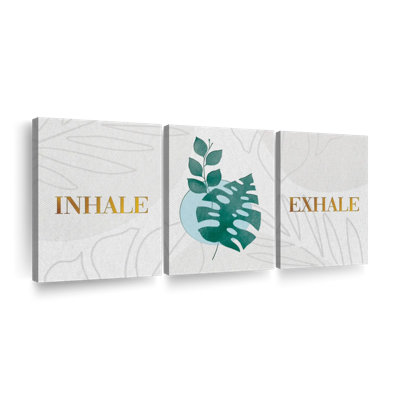 «Inhale Exhale Zen III», reproduction sur toile