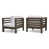 Gray Frame / White Cushion