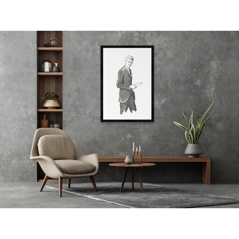Mid Century Teen Model Print