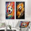 «Abstract Soccer Energy», 2 pièces-62780575-62780768