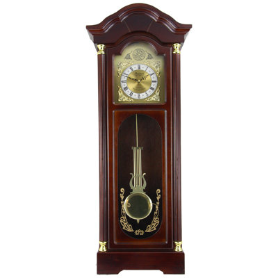 Solid + Manufactured Wood Wall Clock