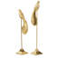 Ensemble de 2 statues d'oiseaux éclectiques en aluminium Aireona-1851231621-1851242904