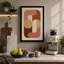 Geometric Harmony Mid-Century - Wrapped Canvas-16760101-16760126