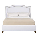 Caroline/Casey Queen Upholstered Low Profile Panel Bed