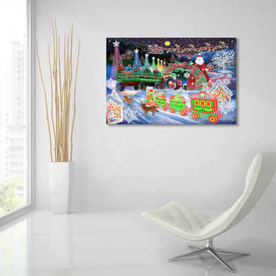 The Holiday Aisle® «Hayride Festival» par Bigelow, illustrations en verre acrylique