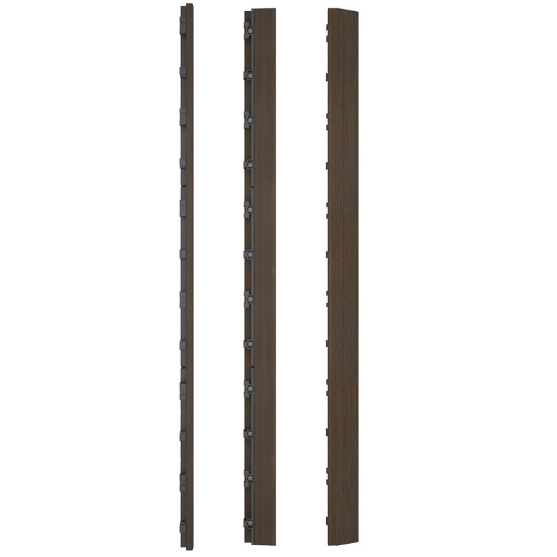 Carrelage de terrasse 2 po x 36 po Quick Deck, Ipe brésilienne