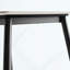 Grande table rectangulaire avec base en métal solide et moderne