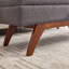 Tissu en laine Teddy, pieds en bois massif pour la pesée solide et tabouret de lit avec fonction de rangement (SEULEMENT OTTOMAN)-284123812