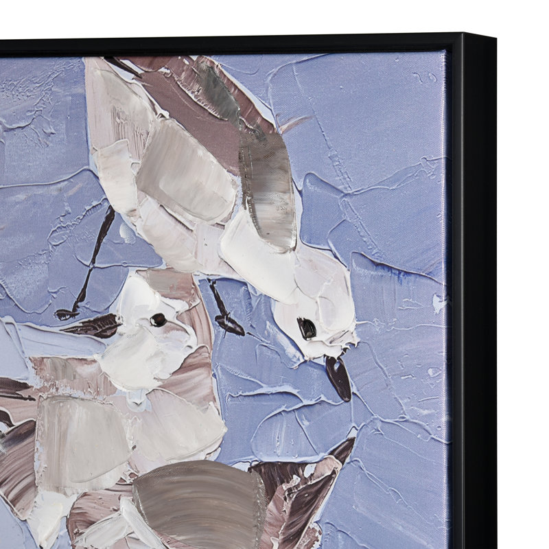 Seagull Abstract Framed Wall Art
