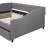 Evererdo Twin Size Fabric Upholstered Daybed-143938584-143938599