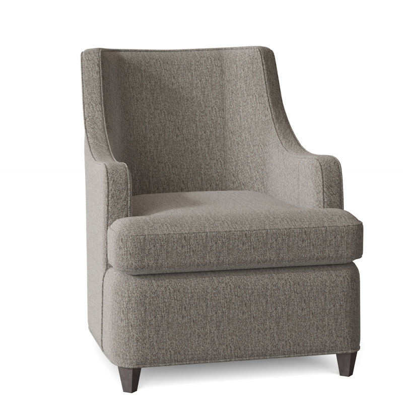 Fauteuil à oreilles Libby Langdon, Gris anthracite, 9818 Neige