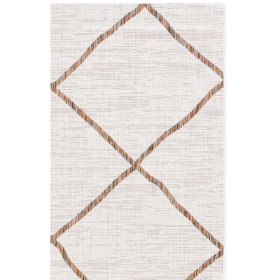 Tapis d'intérieur / extérieur à motif géométrique Capra Performance