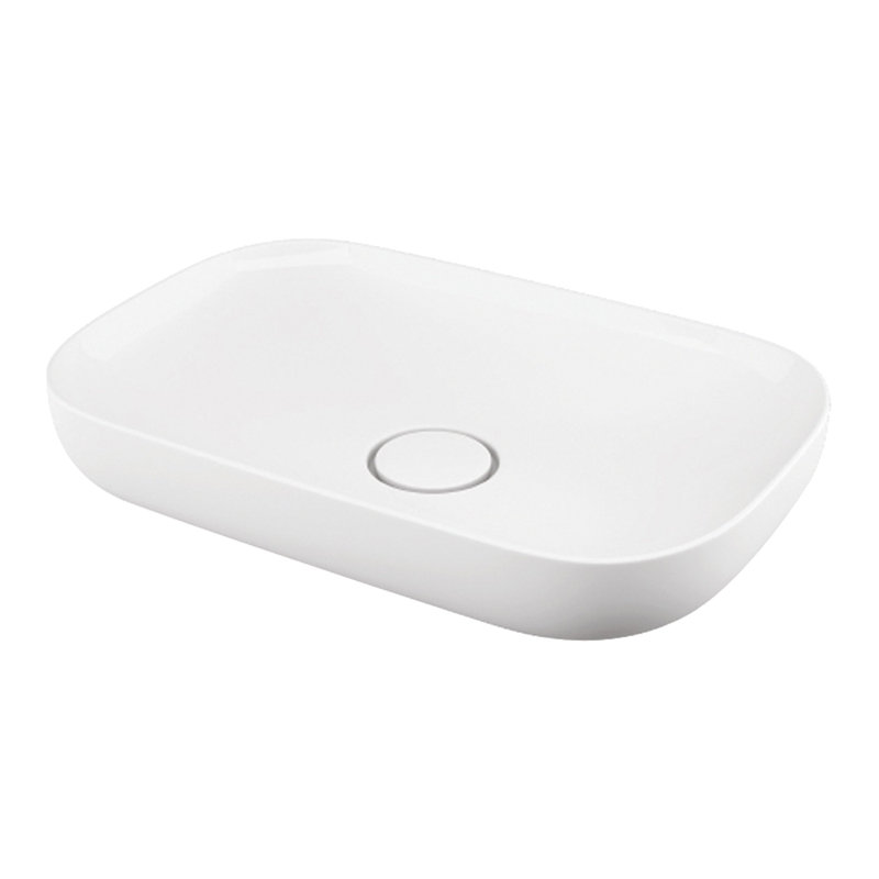 Transolid 15.75'' White Vitreous China Oval Bathroom Sink