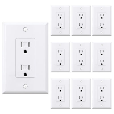 15 Tamper Resistant Duplex Outlet