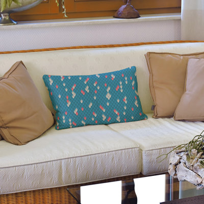 Housse de coussin lombaire à échelles serpent