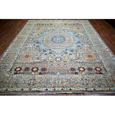 Transitional One-of-a-Kind Rectangle 9'3" X 11'8" Wool Area Rug