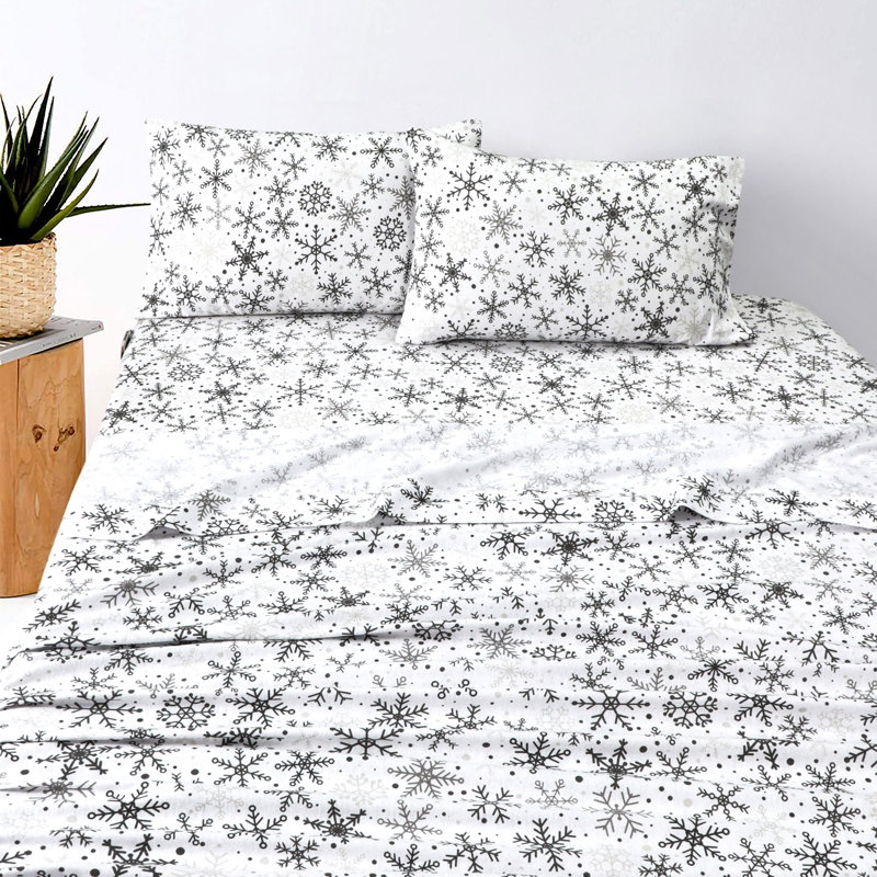 Ensemble de draps 100% flanelle de coton Lovill Colyt, Complète
