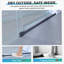 Porte de douche coulissante simple, porte coulissante sans cadre pour salle de bain-123272681