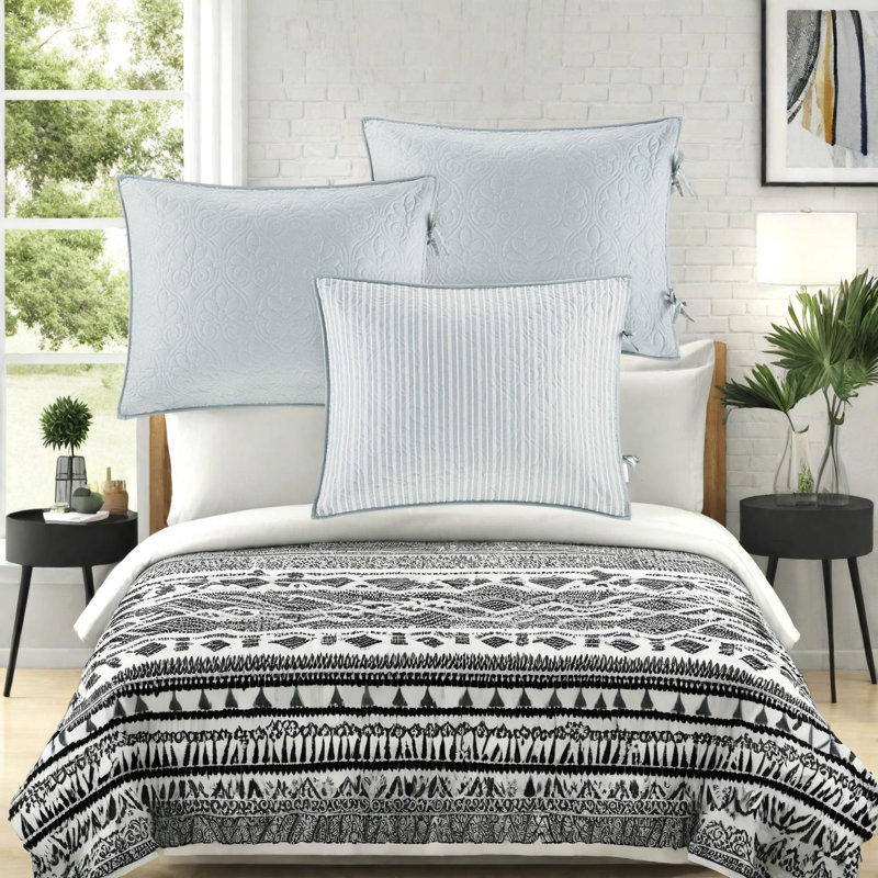 Ensembles de literie confortables en coton gris pour les chambres modernes