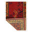 Maguy Cotton Floral Area Rug in Red